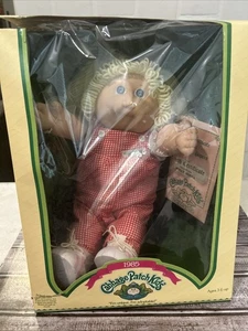 Coleco Cabbage Patch Kids Puppe 1985 in OVP blond blaues Auge Mädchen - Bild 1 von 12
