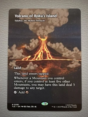 Volcano of Roku's Island - (Borderless) - Avatar: TLE 0061 Normal - Image 1 of 2
