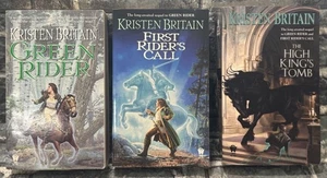 Kristin Britain Books 1-3, Green Rider First Riders Call, High King’s Tomb VGUC - Bild 1 von 8