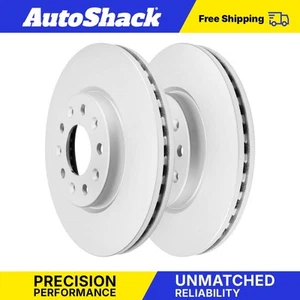 Coated Front Brake Rotors Pair for GMC Terrain Chevy Malibu 2018-2024 Equinox - Picture 1 of 7