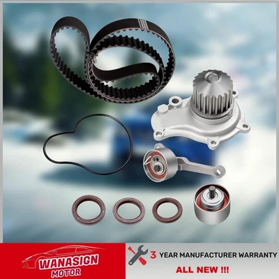 Kit de correa de distribución bomba de agua para 95-02 Chrysler Cirrus Sebring Voyager Dodge 2,4 L Foto 1 de 4