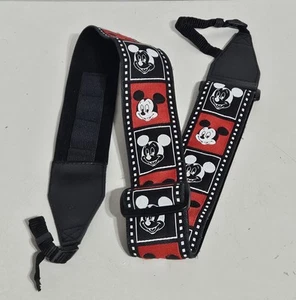 1990's Mickey Mouse Red Colored Positive Negative Camera Strap Neck Disney SLR - Picture 1 of 7