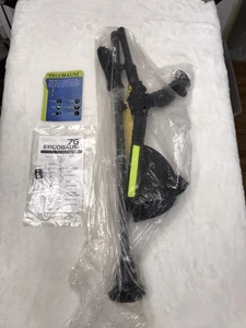 Ergobaum 7g Forearm Crutch Black With Light And Safety Reflector 1 Only New - Picture 1 of 10