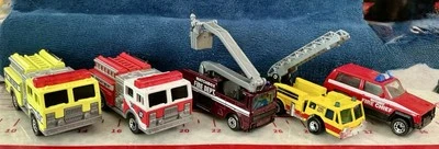 Matchbox Fire Engine Lot of 5 & Two Working Seagrave’s - Image 1 of 4