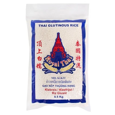 4,5kg Royal Thai Klebreis Sticky Rice Gao Nep Klebriger Reis für Süßes - Bild 1 von 2