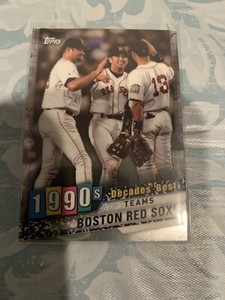 2020 Topps Series 2 Boston Red Sox Decades' Best Chrome
