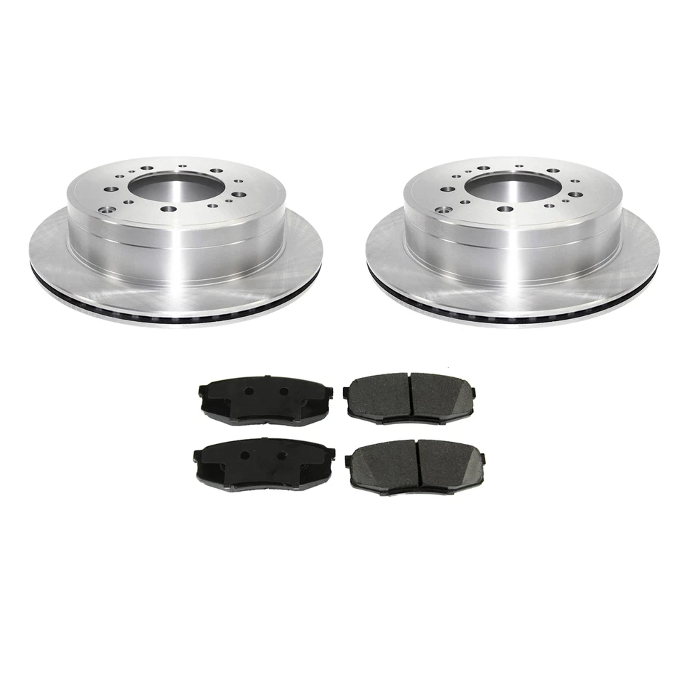 Kit de frenos originales pastillas de rotores de disco traseros de 345 mm para Toyota Land Cruiser Lexus LX Foto 1 de 1