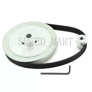 HTD3M 120T-B15mm 20T Puleggia di Temporizzazione Cinghia 15mm Set Kit Rapporto di Riduzione 6:1 CNC - Foto 1 di 6