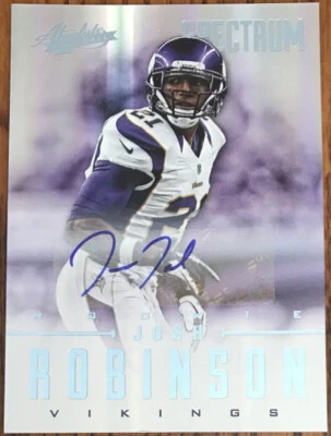2012 Absolute Spectrum Platinum Autographs Josh Robinson #149 #’d 18/25 - Image 1 of 3