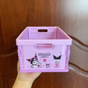Kuromi Anime Folding Container Case Storage Box Makeup Girl Y2K Japan Cute - Picture 1 of 11