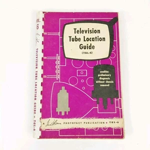 1956 Howard Sams Television Tube Location Guide 1st Edition First Printing TGL-6 - Picture 1 of 4