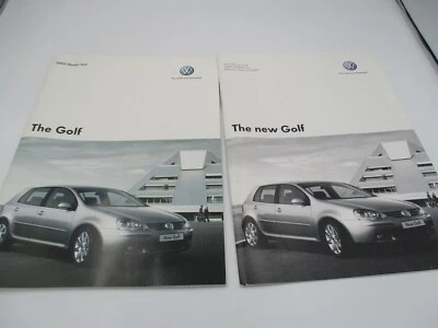 VW Volkswagen 2005 Year  - The Golf  Car Product Catalogue & Pricing Brochure - Image 1 of 4