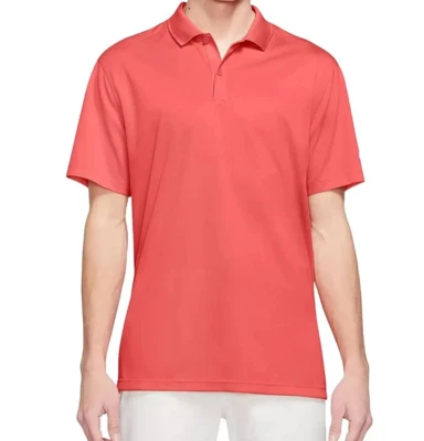 Nike Men's Dri-Fit Victory Coral Orange Golf Polo DH0824-850 M $70 - Image 1 of 3