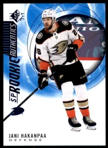 2020 Upper Deck SP Hockey #117 Jani Hakanpaa Rookie Authentics Blue Foil - Picture 1 of 2