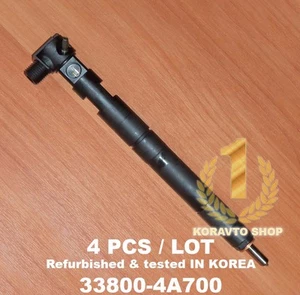4Pcs Delphi Diesel Fuel Injector 33800-4A700 for H1 Grand Starex, iLOAD 28236381 - Bild 1 von 1