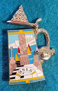OSLO BEER STEIN TANKARD SERIE TAPA ABIERTA YATES DE VENTA Hard Rock Café PIN LE - Imagen 1 de 1