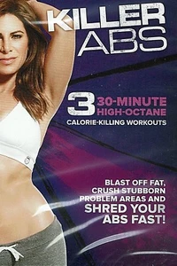 Jillian Michaels Killer Abs Exercise DVD Core Aerobics Fat Burning Fitness Shred - Picture 1 of 12