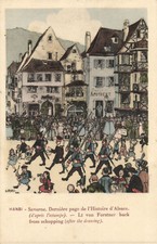 PC CPA HANSI, ARTIST SIGNED, LT VON FROSTNER BACK, VINTAGE POSTCARD (b7615)