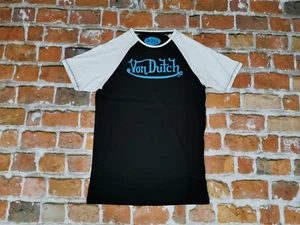 Von Dutch Ee Uu Verano Vintage T Shirt Blanco Negro Informal Talla: XL Punta Top - Imagen 1 de 7