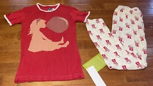 Kickee Pants Girl Natural Gumball Pajamas New Size 7 Bamboo PJs - Picture 1 of 5