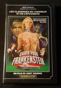 VHS - CHAIR POUR FRANKENSTEIN (1973) - ANDY WARHOL * RENE CHATEAU - VHS OCCASION - Photo 1/3