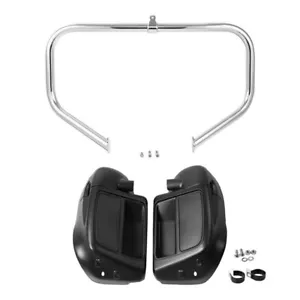 Lower Vented Leg Fairing Engine Guard Bar Fit For Harley Road Street Glide 14-23 - Bild 1 von 12