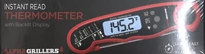 Alpha Grillers Instant Read Meat Thermometer for Grill Smoking and Cooking Temp - Picture 1 of 1