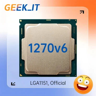 ✅Intel Xeon E3-1270v6 SR326 3.8GHz 4C / 8T 8MB 72W LGA1151 CPU E3 1270 v6 - Image 1 of 4