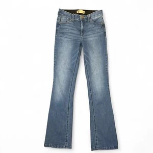 Pantalones de mezclilla para mujer Democracy “Ab” Technology tiro medio bootcut azul talla 4 - Imagen 1 de 6