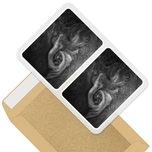 2 x Rectangle Stickers 7.5cm BW - Cool Jupiter Storm Space NASA #41538 - Zdjęcie 1 z 9