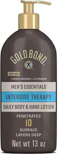 Gold Bond Essentials Intensive Therapie Hand- und Körperlotion & Aloe für Herren, 13 Unzen - Bild 1 von 2