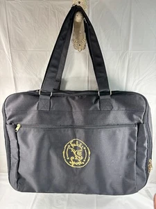 Carlos Falchi Sport Black Travel Tote Bay Overnight Weekender - Bild 1 von 7