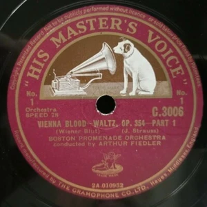 Boston Promenade Orchestra - Vienna Blood - Waltz - His Master's Voice C.3006 UK - Picture 1 of 2