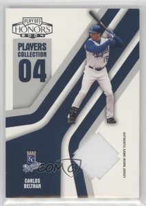 2004 Playoff Honors Players Collection Blue Jerseys /250 Carlos Beltran #PC-14