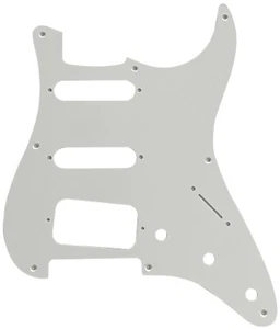 1 Ply White Pickguard Guitar For Fender 8 Screw Stratocaster Start HSS Style - Picture 1 of 5