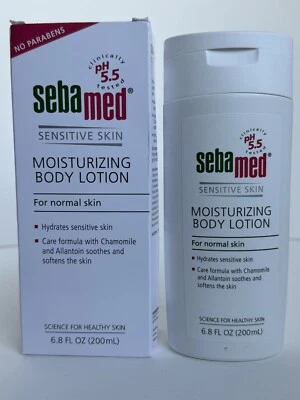 Loción corporal hidratante para piel normal Sebamed Sensitive 200 ml 6,8 oz PH 5,5 Foto 1 de 2