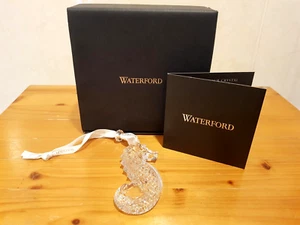 Waterford Cristal Caballito de Mar Árbol de Navidad Decoración Adornos Nuevo en Caja Regalo Nuevo - Imagen 1 de 6