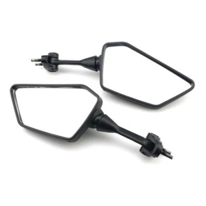 Black Left Right Rearview Mirrors For Kawasaki Ninja250R EX250 2008-2013 - Picture 1 of 4