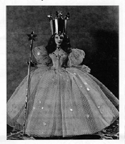  1:12 SCALE Miniature Doll Pattern~GLINDA~GOOD WITCH OF THE NORTH~ PS555  - Image 1 of 1