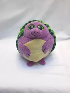 Retired 2014 Ty Beanie Ballz Tiki 5” Turtle Green Shell Ball Plush - Picture 1 of 5