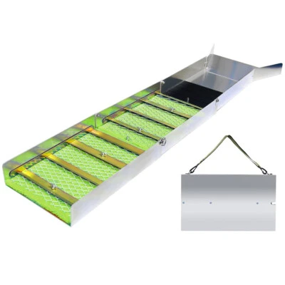 Gold Panning Kit With Sluice Box 50" Folding Aluminum Gold Mining Equipment - image 1 of 4