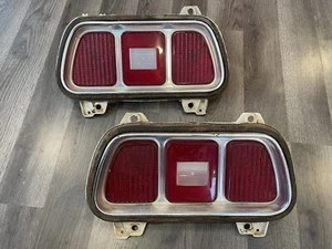 1971 - 73 Ford Mustang Tail Light Set used fair/poor condition {19-166-1} - Bild 1 von 17
