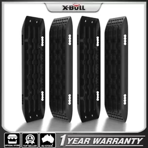 X-BULL Recovery Tracks Boards Mat Ramps 10T 4x4 4WD 10T Offroad Gen2.0 Black - Picture 1 of 11