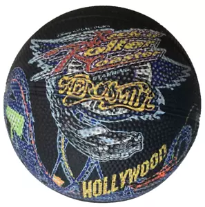 Mini pallone da basket anni 90 Aerosmith Disney ROCKIN ROLLER COASTER MGM STUDIOS - Foto 1 di 6