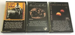 Paul & Linda McCartney/Wings- Ram + Band On The Run + Venus And Mars - Cassettes - Picture 1 of 9