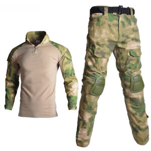 Military Uniform Clothes Suit Tactical Combat Suits Camo Men Army Clothes 