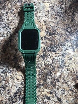 Apple Watch Series 5 44mm Space Black Stainless Steel Case with Black Sport Band - Image 1 of 2