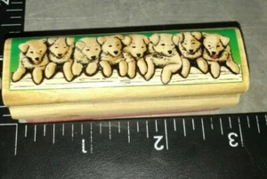 Welpen in einer Reihe, Golden Retriever, Sky Kids, 240, Gummi - Bild 1 von 2