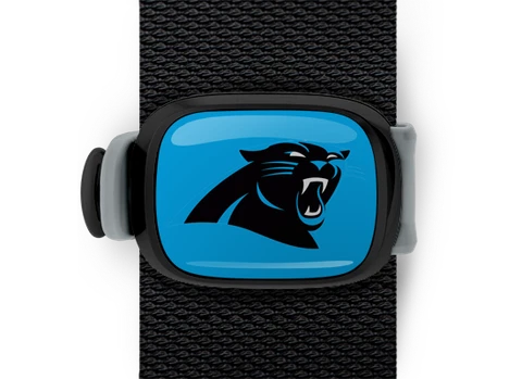 Carolina Panthers Bag Wrap ID Luggage Backpack Bag NFL Black Blue Grey STWRAP Cover