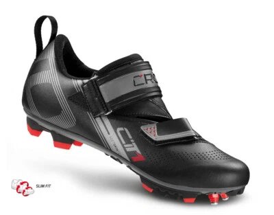 NUEVO CRONO CT1 Off Road Triatlón Ciclismo Zapatos - Negros - Todas las tallas - Xterra Foto 1 de 4
